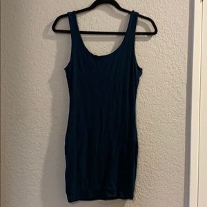 Green midi dress -medium